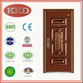 Alta calidad imitado pintura cobre acero seguridad puerta KKD-530 con China Top 10 marca